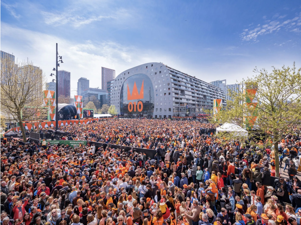 Koningsdag 2023 in Rotterdam, met bezoek van Koning Willem Alexander 